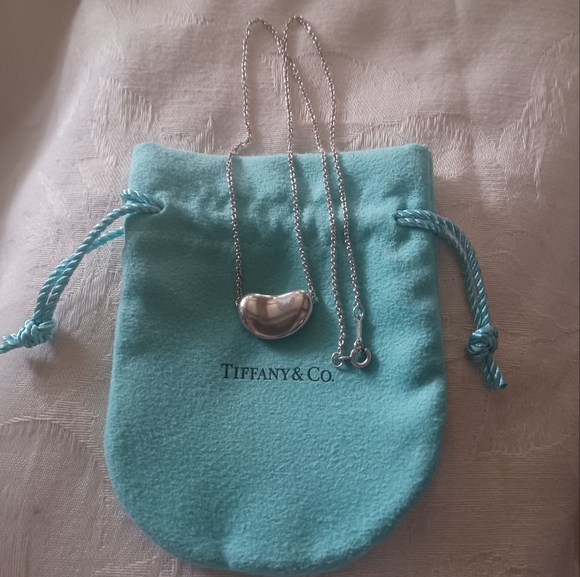 Tiffany & Co. Jewelry - Tiffany & Co Elsa Peretti Large Bean Necklace, Sterling Silver